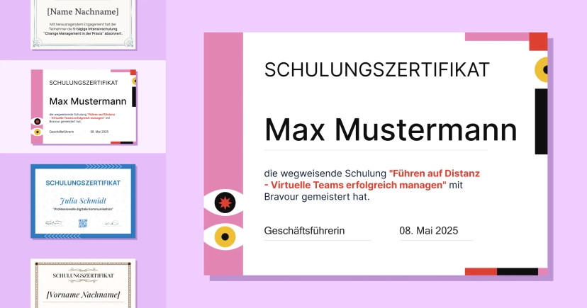 15 kostenlose Schulungszertifikat Vorlagen für 2026 cover image 15 kostenlose Schulungszertifikat Vorlagen für 2026 cover image
