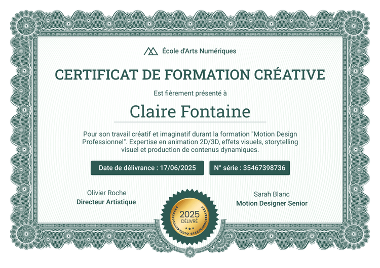 Modèle certificat de réalisation formation professionnel et décoratif Modèle certificat de réalisation formation professionnel et décoratif