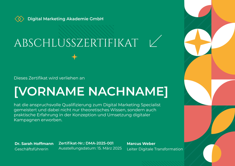 Moderne ausdrucksstarke Abschlusszertifikat Vorlage Moderne ausdrucksstarke Abschlusszertifikat Vorlage