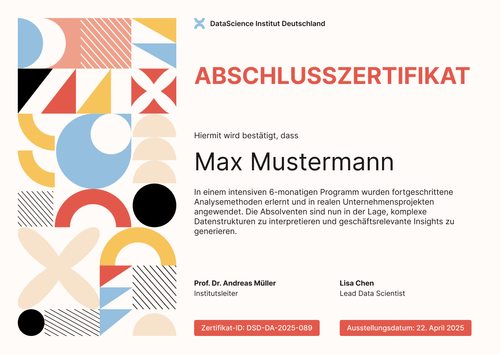 Moderne Abschlusszertifikat Vorlage – Querformat Moderne Abschlusszertifikat Vorlage – Querformat