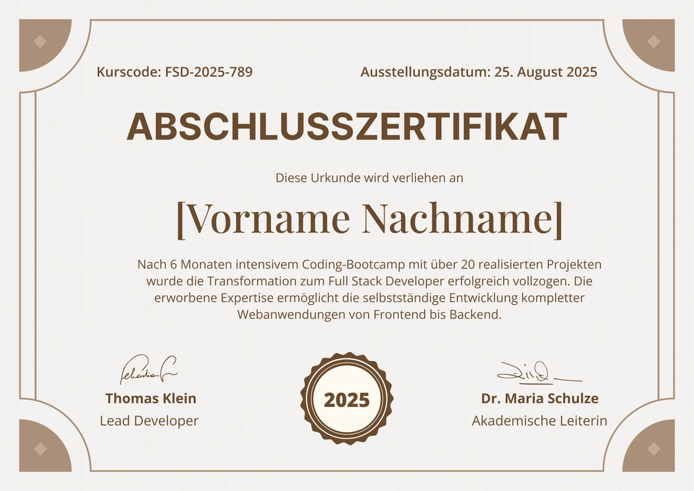 Klassische Abschlusszertifikat Vorlage – Querformat Klassische Abschlusszertifikat Vorlage – Querformat
