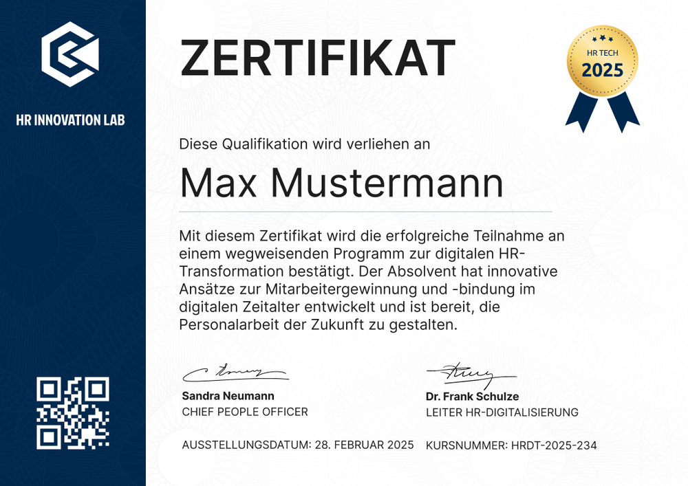 Professionelle Abschlusszertifikat Vorlage - Querformat Professionelle Abschlusszertifikat Vorlage - Querformat