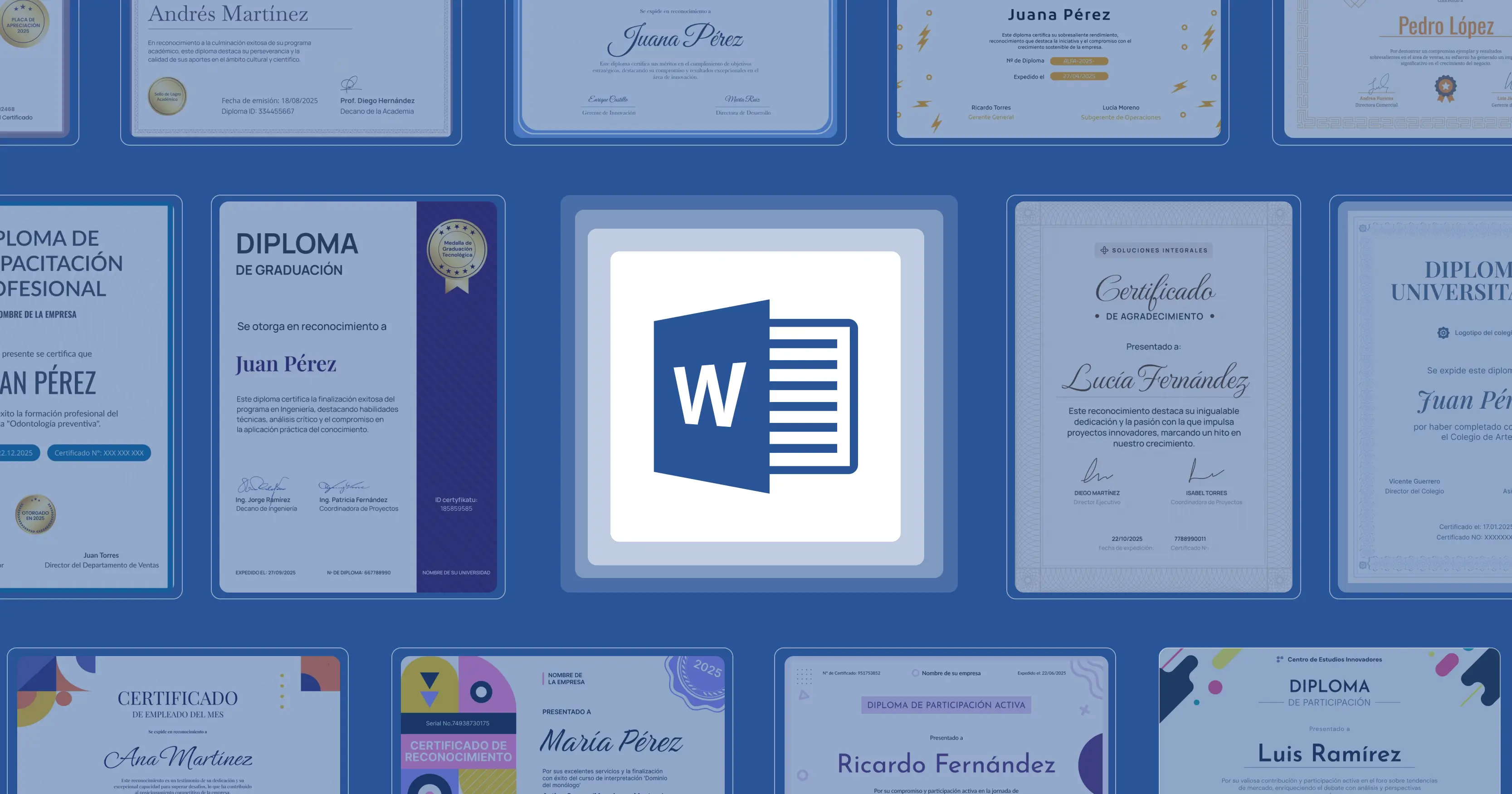 23 diplomas para editar en Word gratis en 2025 (+certificados) cover image 23 diplomas para editar en Word gratis en 2025 (+certificados) cover image