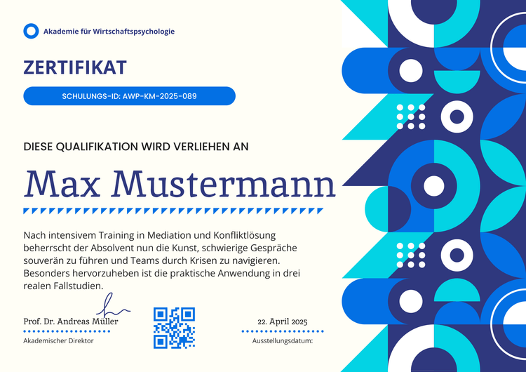 Abstrakte moderne Schulungszertifikat Vorlage Abstrakte moderne Schulungszertifikat Vorlage