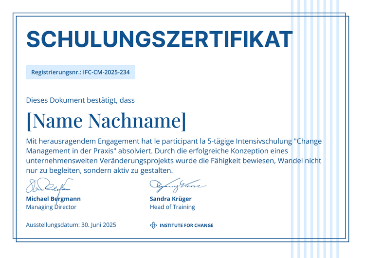 Schlichte minimalistische Schulungszertifikat Vorlage Schlichte minimalistische Schulungszertifikat Vorlage