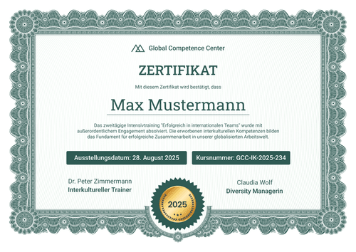 Dekorative Schulungszertifikat Vorlage – Querformat Dekorative Schulungszertifikat Vorlage – Querformat