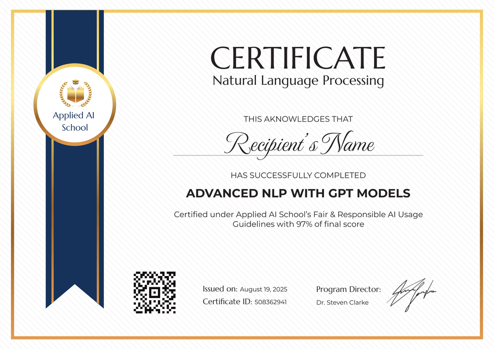 Free AI Certificate Template – Landscape Free AI Certificate Template – Landscape