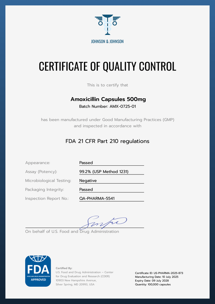 Certificate of Quality Control Template – Portrait Certificate of Quality Control Template – Portrait