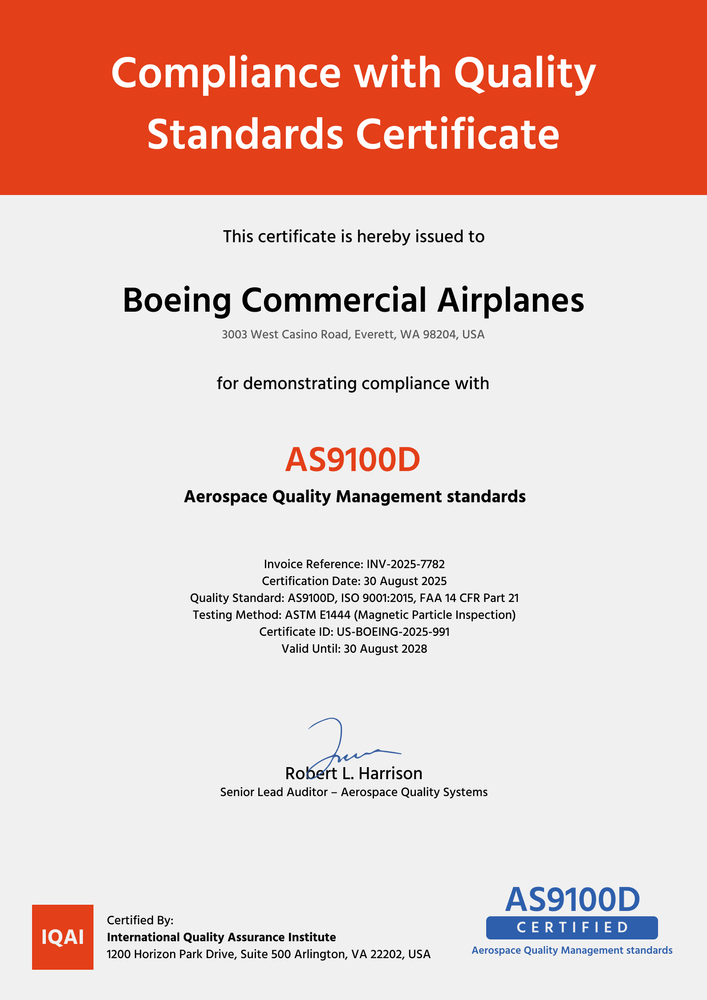 Bold Modern Certificate of Quality Template – Portrait Bold Modern Certificate of Quality Template – Portrait