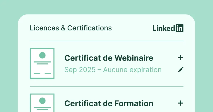 Comment ajouter une certification sur LinkedIn et faire briller votre profil cover image Comment ajouter une certification sur LinkedIn et faire briller votre profil cover image