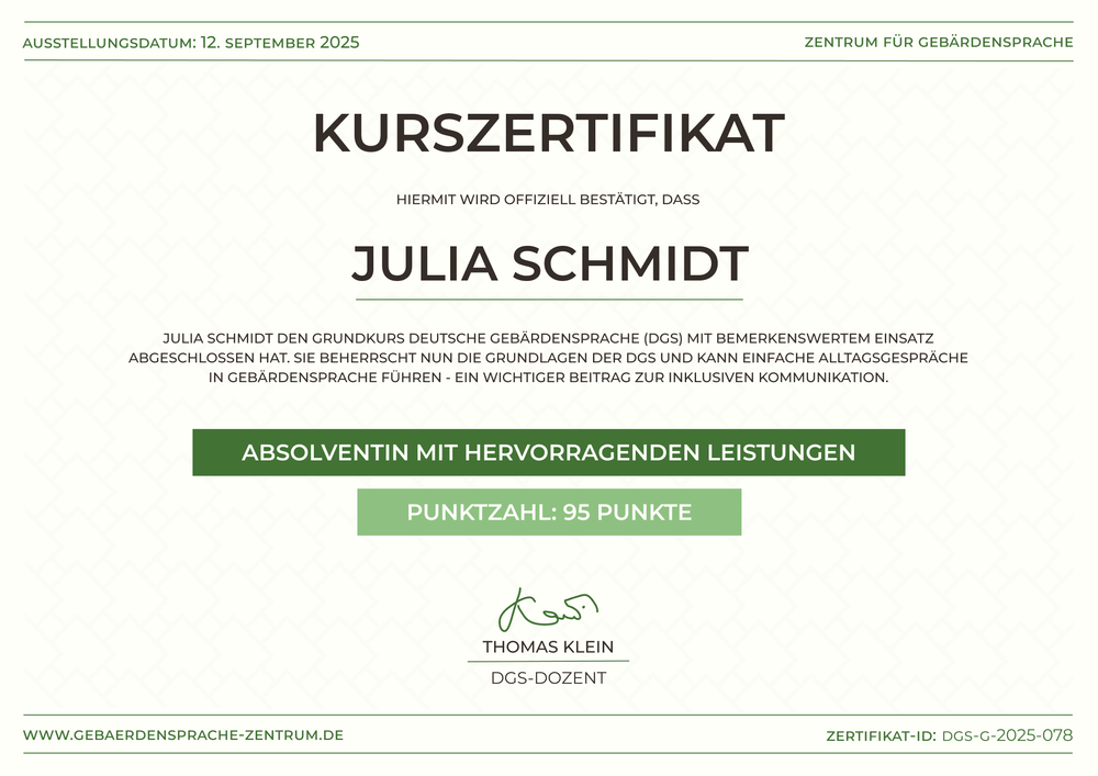 Schlichte Kurszertifikat Vorlage – Querformat Schlichte Kurszertifikat Vorlage – Querformat