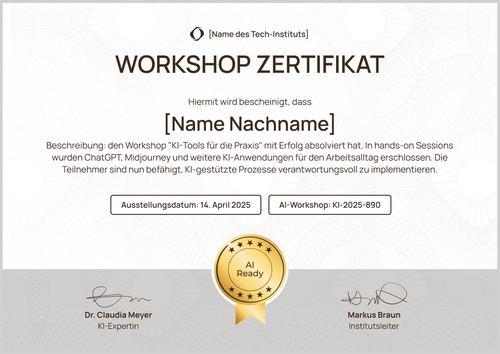 Digital Marketing Zertifikat Workshop Vorlage kostenlos - Querformat Digital Marketing Zertifikat Workshop Vorlage kostenlos - Querformat