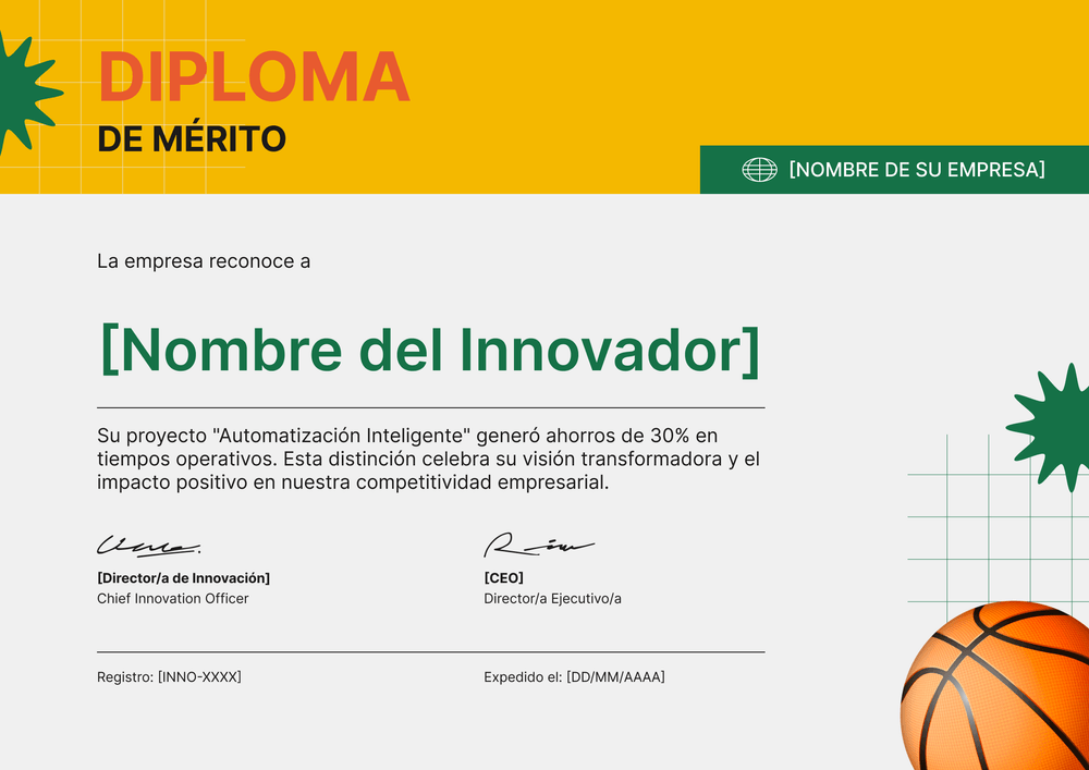 Certificado de logro para imprimir – Horizontal Certificado de logro para imprimir – Horizontal