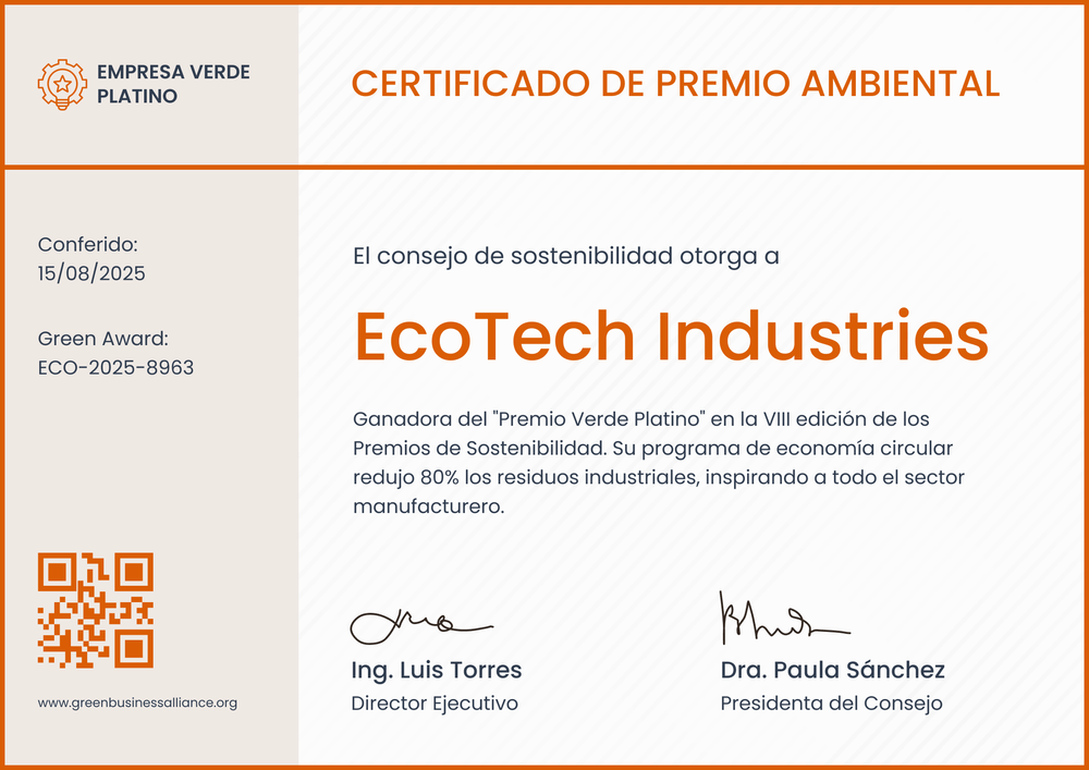 Modelo de certificado de premio expresivo – Horizontal Modelo de certificado de premio expresivo – Horizontal