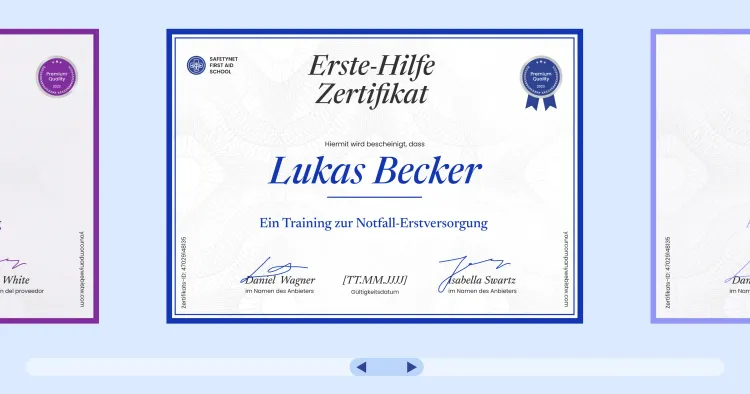 15 Erste Hilfe Zertifikat Vorlagen kostenlos cover image 15 Erste Hilfe Zertifikat Vorlagen kostenlos cover image