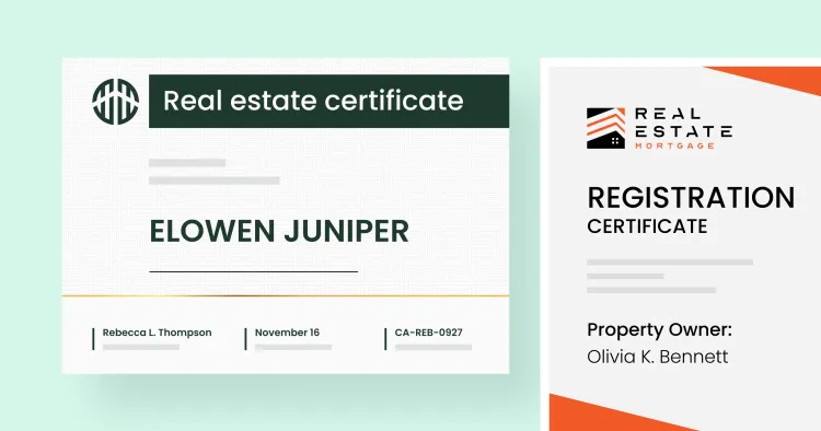 15 Free Real Estate Certificate Templates cover image 15 Free Real Estate Certificate Templates cover image