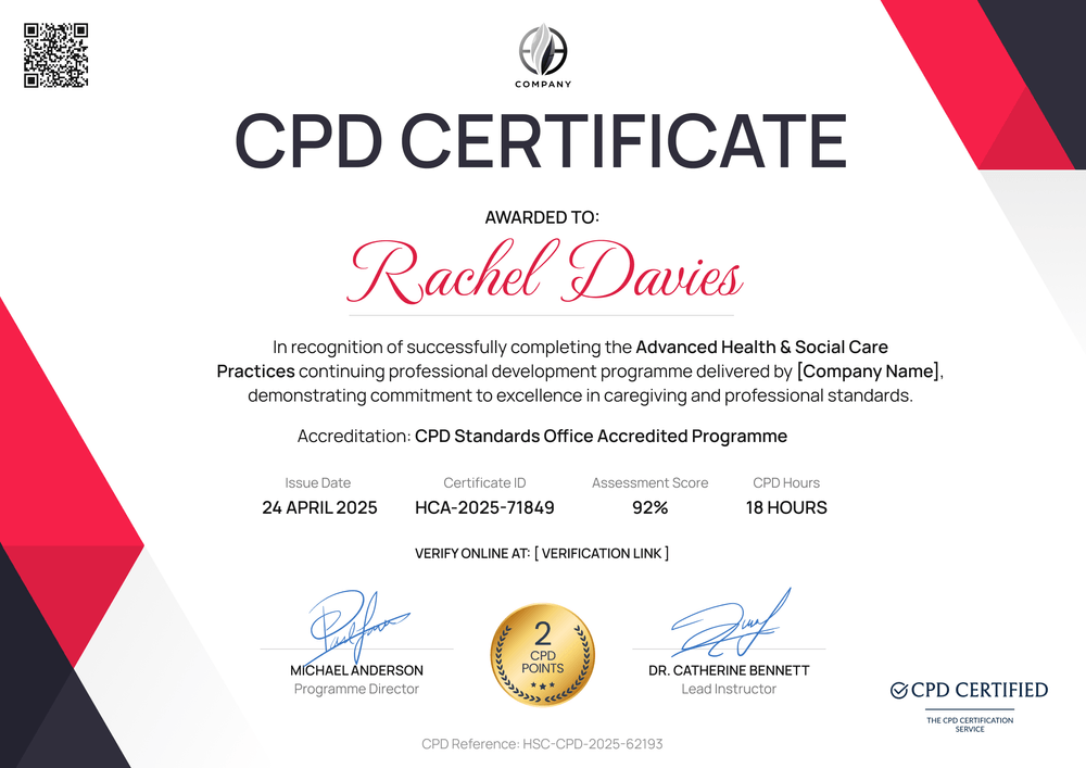 Free Modern Carer Certificate Template - Landscape Free Modern Carer Certificate Template - Landscape