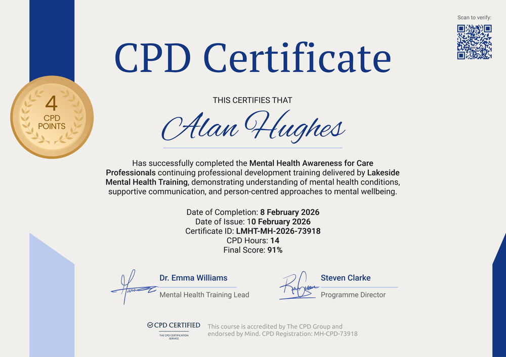 Free CPD Carer Certificate Template – Landscape Free CPD Carer Certificate Template – Landscape