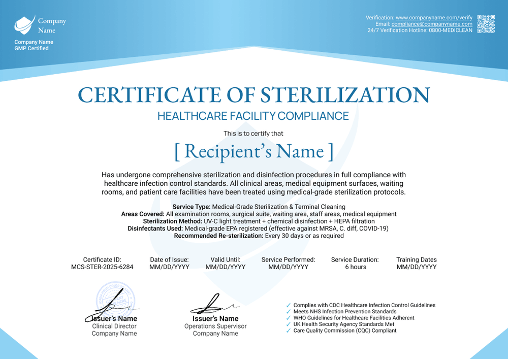 ree Certificate of Sanitization Template Landscape ree Certificate of Sanitization Template Landscape