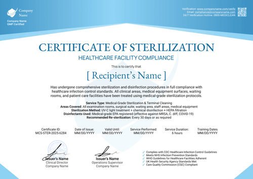 ree Certificate of Sanitization Template Landscape ree Certificate of Sanitization Template Landscape