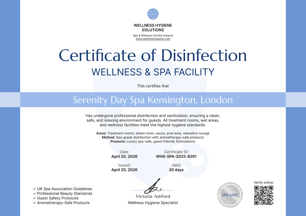 Simple Sanitization Certificate Template Landscape Simple Sanitization Certificate Template Landscape