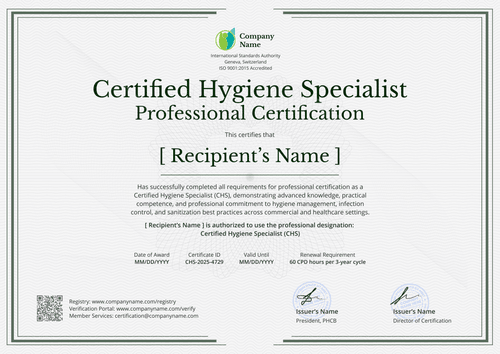 Simple Sanitization Training Certificate Template Landscape Simple Sanitization Training Certificate Template Landscape