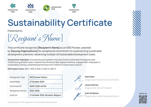 Editable Sustainable Development Certificate Template – Landscape Editable Sustainable Development Certificate Template – Landscape