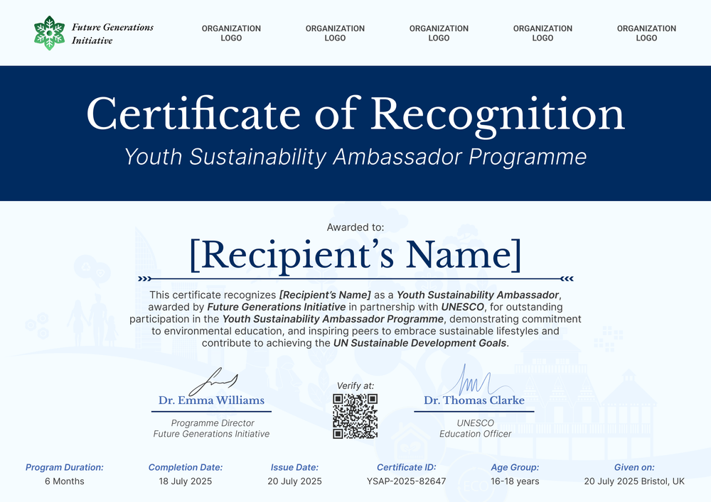 Sustainable Development Certificate Template – Landscape Sustainable Development Certificate Template – Landscape