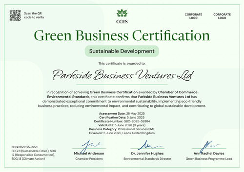 Editable Sustainable Development Certificate Template in Green - Landscape Editable Sustainable Development Certificate Template in Green - Landscape