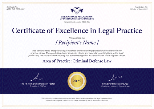 Free Lawyer Certificate Template – Landscape Free Lawyer Certificate Template – Landscape