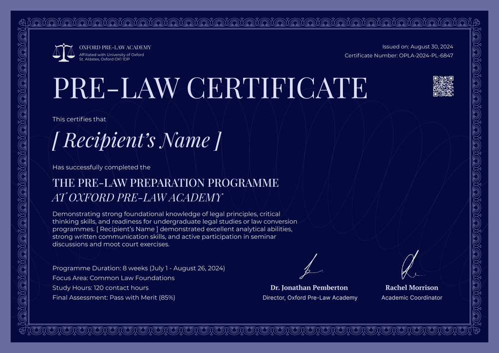 Blue Lawyer Certificate Template – Landscape Blue Lawyer Certificate Template – Landscape