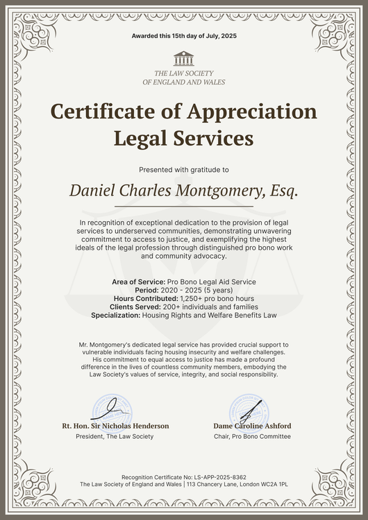 Editable Lawyer Certificate Template – Portrait Editable Lawyer Certificate Template – Portrait