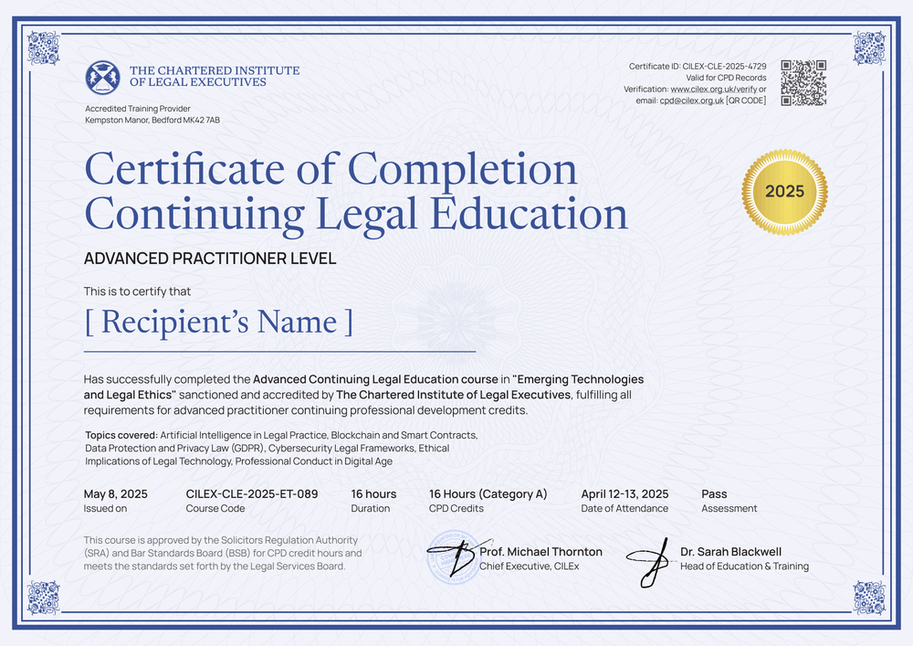 Free & Adaptable Lawyer Certificate Template - Landscape Free & Adaptable Lawyer Certificate Template - Landscape