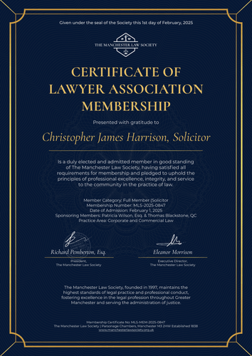 Free Structured Lawyer Certificate Template - Portrait Free Structured Lawyer Certificate Template - Portrait