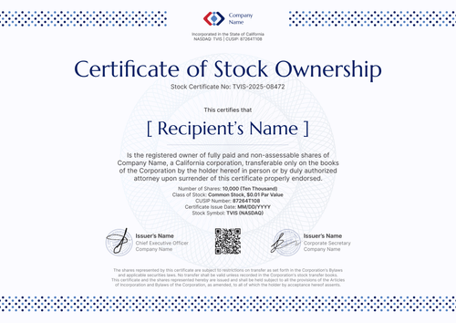 Stock Certificate of Ownership Template Stock Certificate of Ownership Template