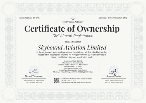 Crisp and professional certificate of ownership template Crisp and professional certificate of ownership template