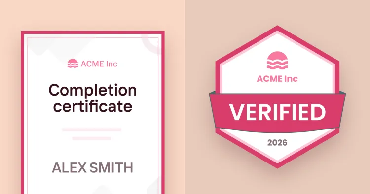 What’s the Difference Between Digital Badge and Certificate? cover image What’s the Difference Between Digital Badge and Certificate? cover image