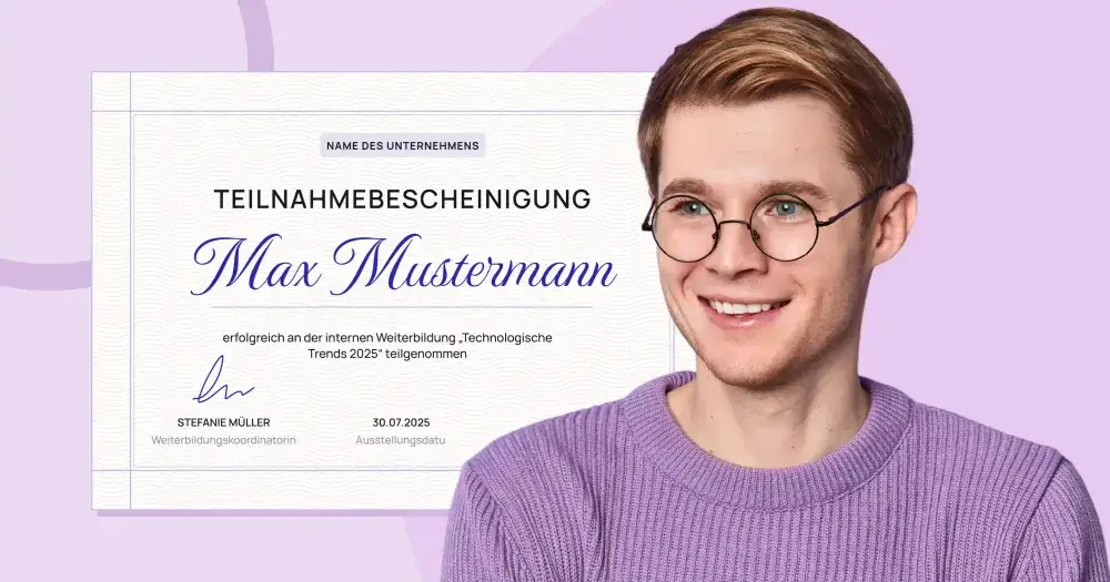 15 Teilnahmebescheinigung Vorlagen zum Herunterladen