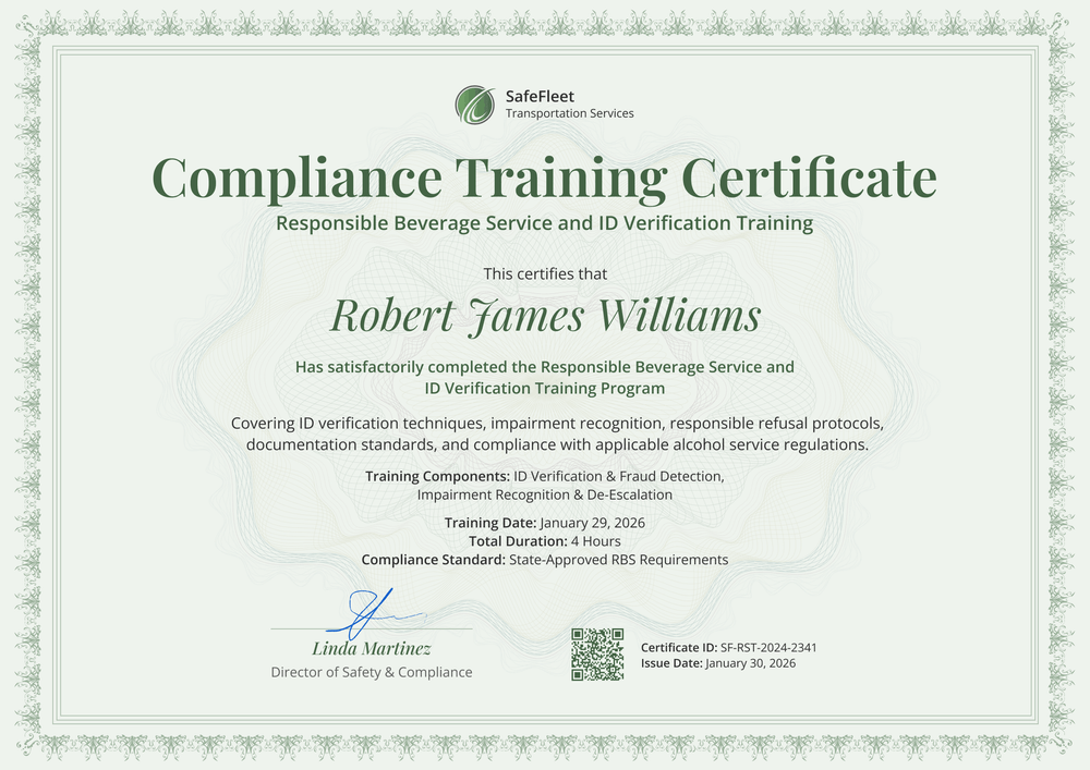 Editable Compliance Training Certificate Template - Landscape Editable Compliance Training Certificate Template - Landscape