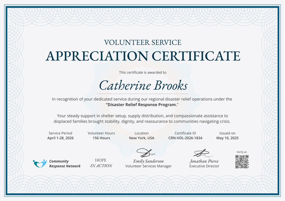 Appreciation Certificate Template - Landscape Appreciation Certificate Template - Landscape