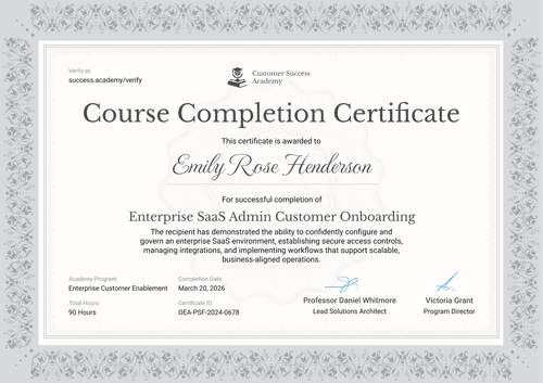 Ornamental and grey certificate of completion template Ornamental and grey certificate of completion template