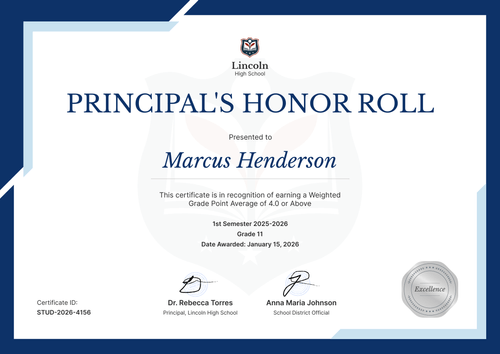 Honor Roll Certificate Template Free to Customize Online - Landscape Honor Roll Certificate Template Free to Customize Online - Landscape