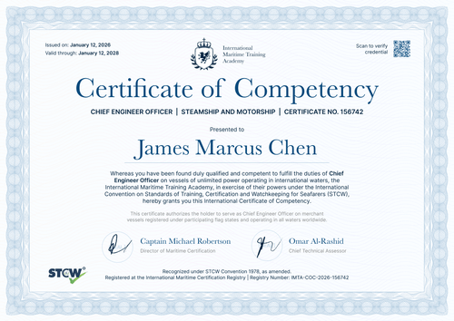 Free Certificate of Competency Template - Landscape Free Certificate of Competency Template - Landscape