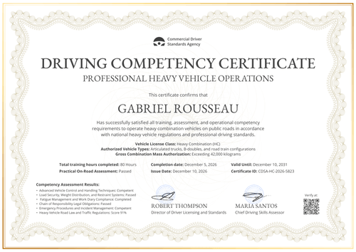 Certificate of Competency Template – Landscape Certificate of Competency Template – Landscape