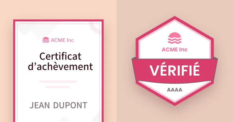 Badge numérique vs certificat : quelles différences ? cover image Badge numérique vs certificat : quelles différences ? cover image