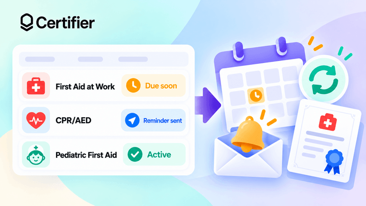 How to Automate First Aid Certificate Renewal Reminders cover image How to Automate First Aid Certificate Renewal Reminders cover image