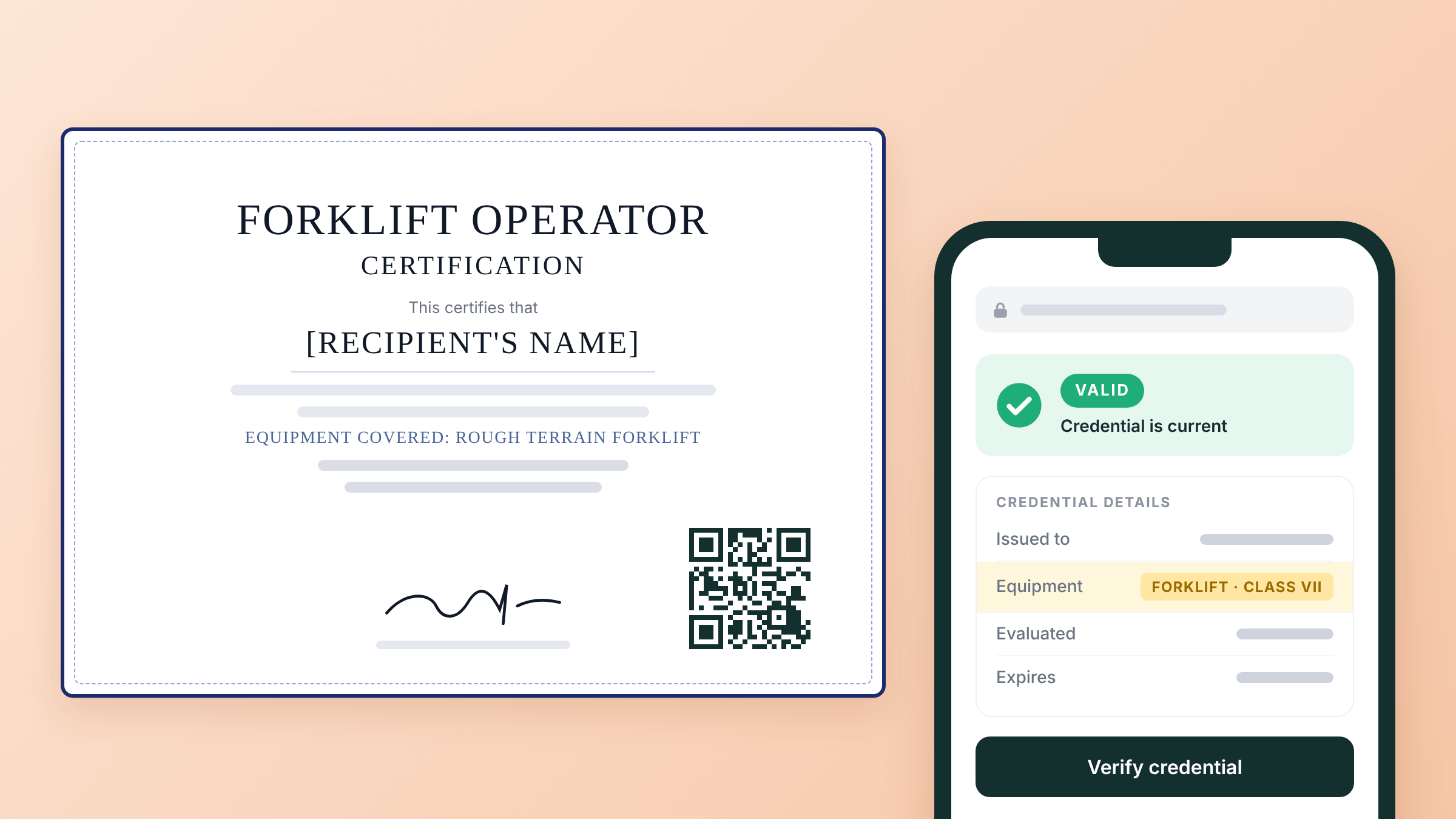 Construction Training Credential Checks: How to Make Operator Cards Verifiable with a QR Code cover image Construction Training Credential Checks: How to Make Operator Cards Verifiable with a QR Code cover image