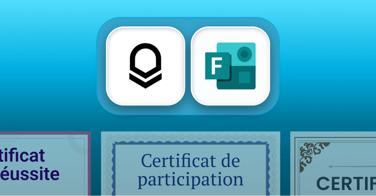 Comment générer des certificats à partir de Microsoft Forms ? cover image Comment générer des certificats à partir de Microsoft Forms ? cover image