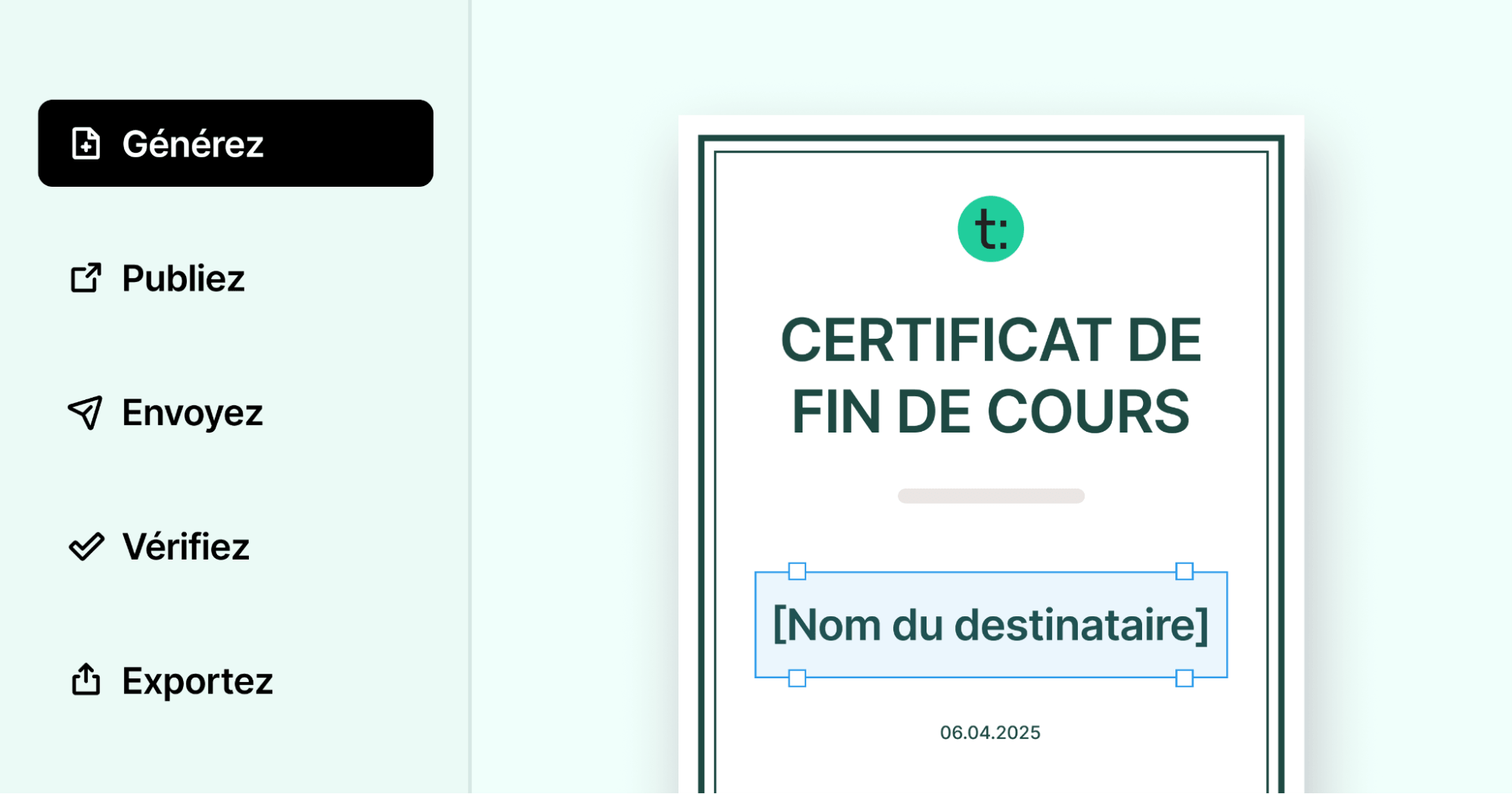 Comment générer automatiquement des certificats Teachable personnalisés ? cover image Comment générer automatiquement des certificats Teachable personnalisés ? cover image