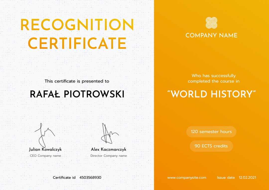 Free Google Slides Certificate Templates Easy to Download